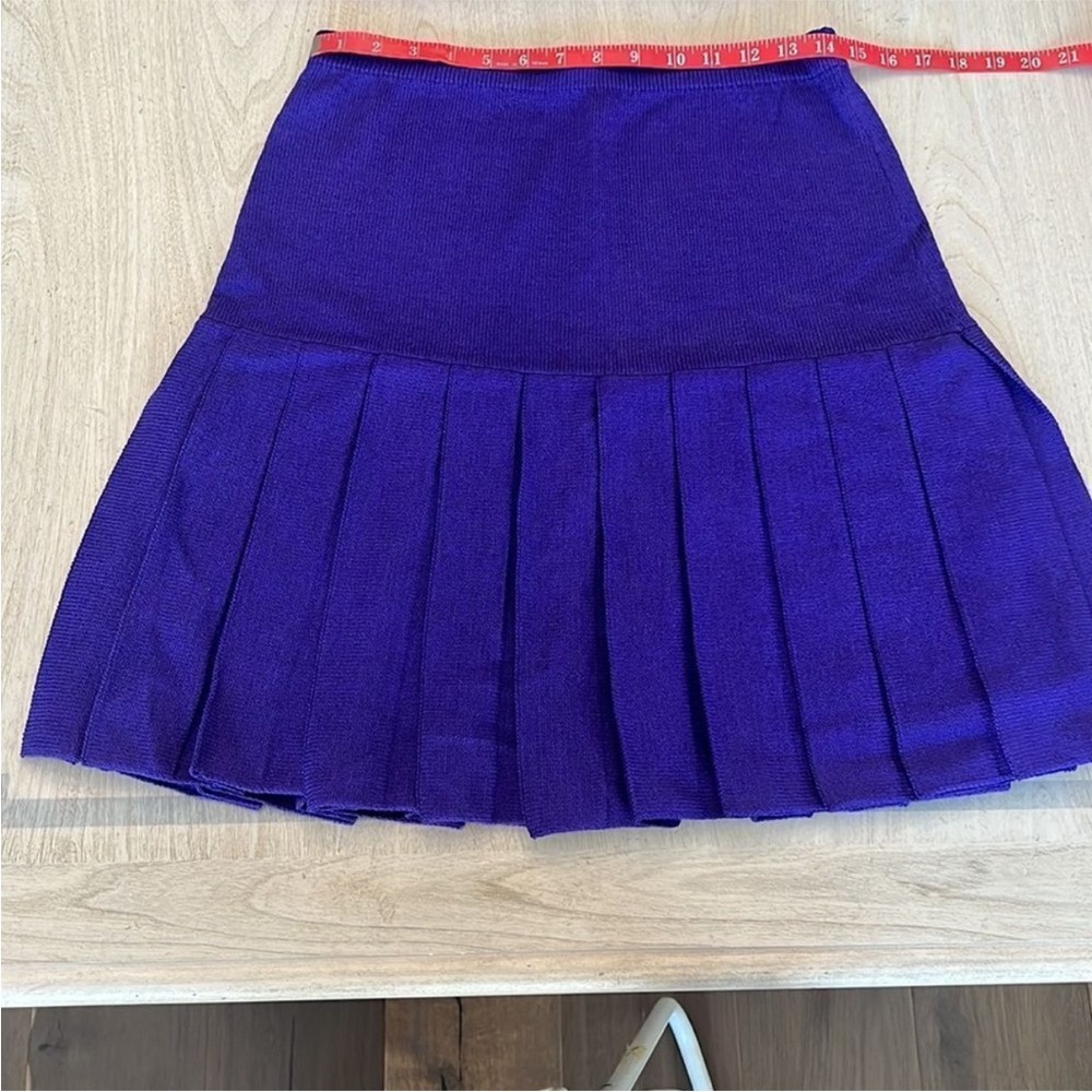 St. John by Marie Gray Elegant Purple Two-Piece Skirt Set - Picture 2 of 9